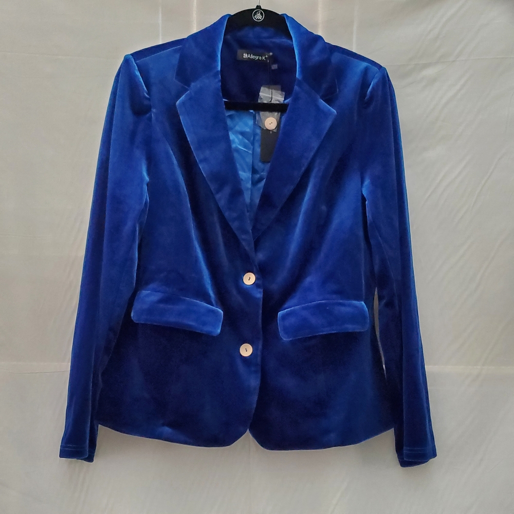 Blue Velvet Blazer